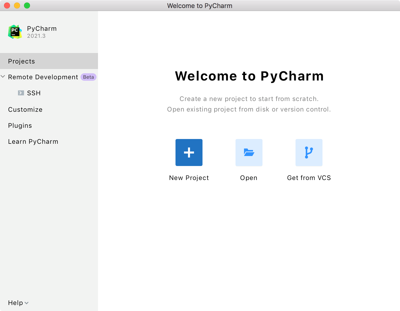 Python开发工具PyCharm入门指南：第一次运行PyCharm